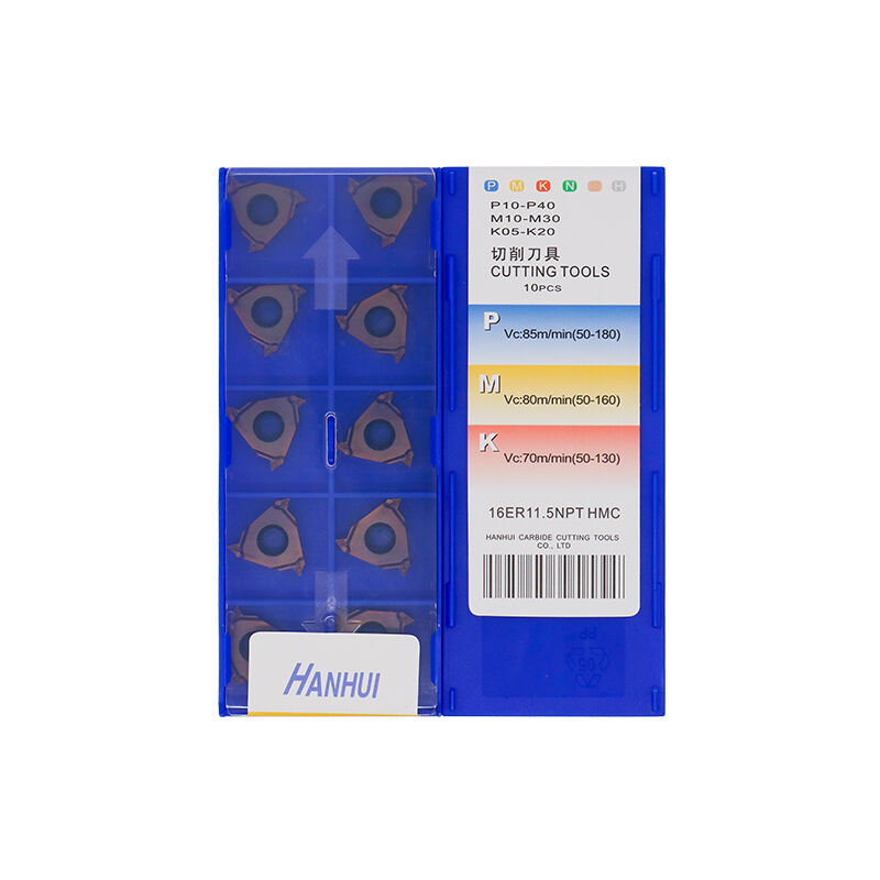 CNC 16ER11.5NPT Carbide Insert | Steel, Stainless Steel (10 PCS) 16ER11.5NPT HMC
