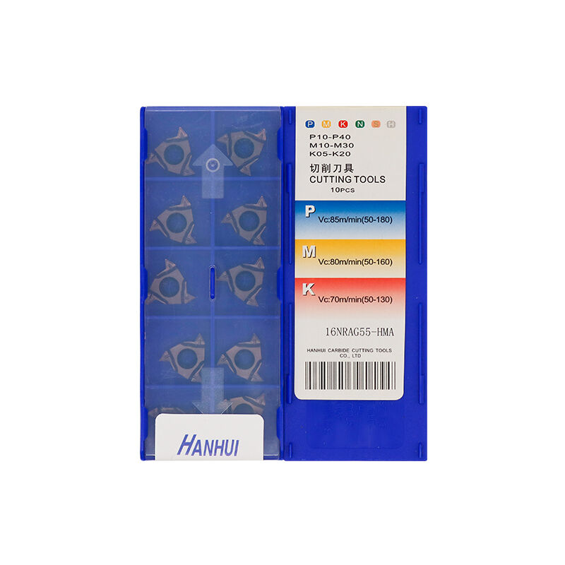 CNC 16NRAG55 Carbide Insert | Steel, Heat-resistant (10 PCS) 16NRAG55 HMA