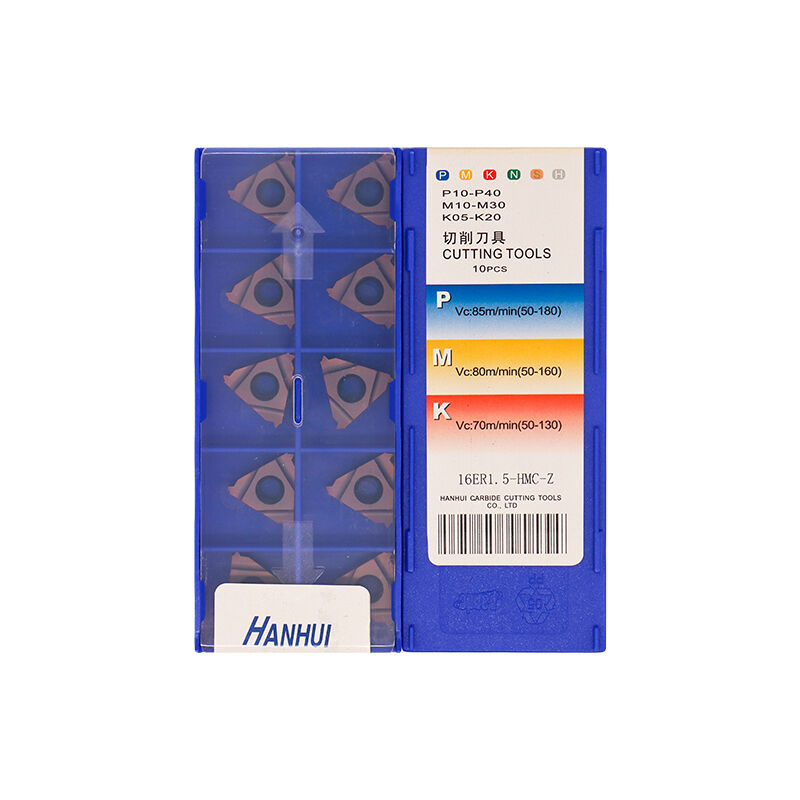 CNC 16ER1.5 Carbide Insert | Steel & More (10 PCS) 16ER1.5 HMC-Z