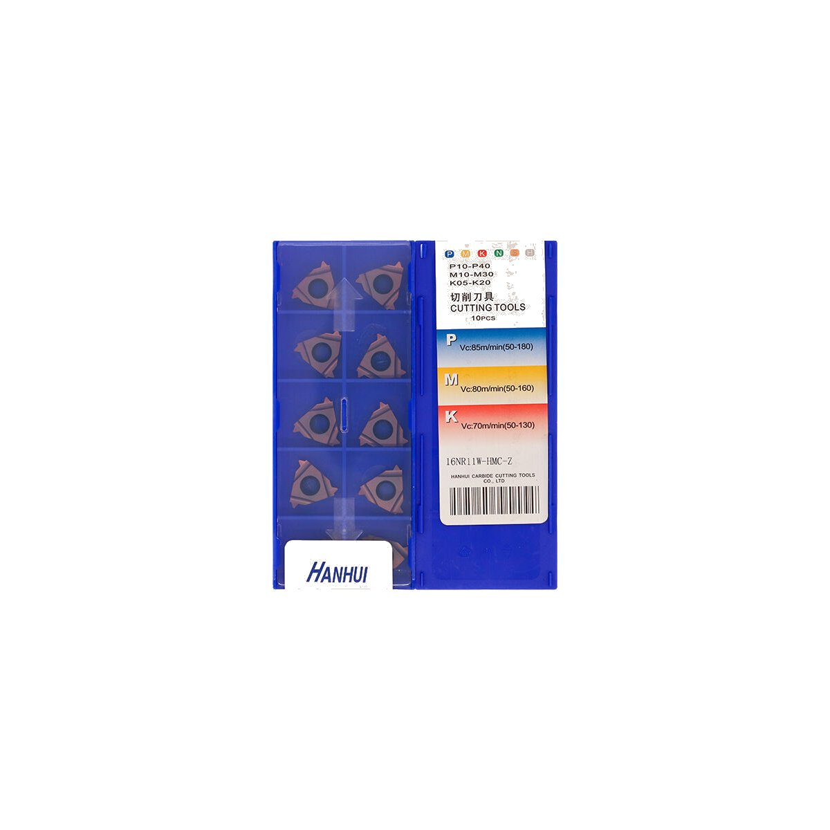 CNC 16NR11W Carbide Insert | Heat-resistant (10 PCS) 16NR11W HMC-Z