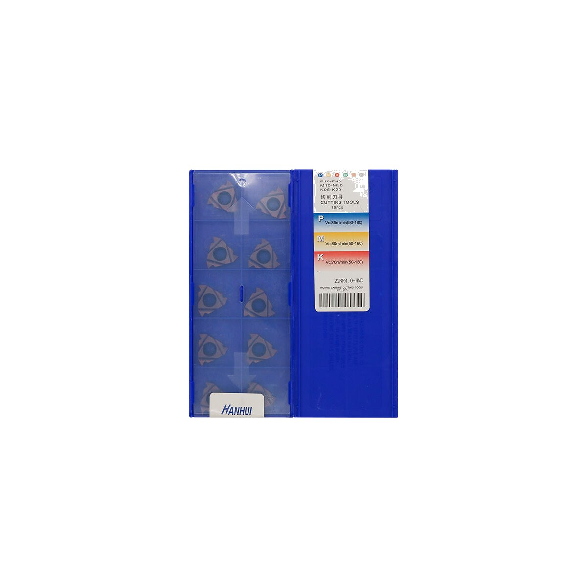 CNC 22NR4.0 Carbide Insert | Steel & More (10 PCS) 22NR4.0 HMC