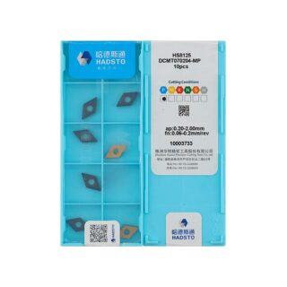Original HardStone DCMT070204-MP HS8125 Carbide Insert - Diamond 55° (10 PCS)