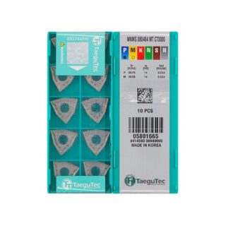 Original TaeguTec 080404 CT3000 Carbide Insert (10 PCS) WNMG MT WNMG 080404 MT CT3000