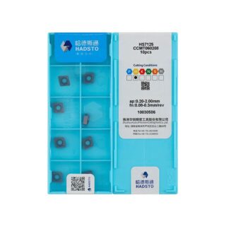 Original HardStone CCMT060208 HS7125 Carbide Insert - Diamond 80° (10 PCS)