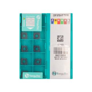 Original TaeguTec CCMT09T304-MT TT8125 Carbide Turning Insert - Diamond 80° | Steel (10 PCS) TT8125B CCMT09T304-MT TT8125B