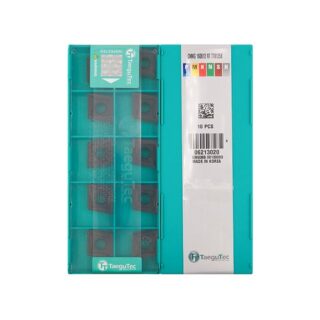Original TaeguTec CNMG160612-RT TT8125 Carbide Turning Insert - Diamond 80° | Steel (10 PCS) TT8125B CNMG160612-RT TT8125B