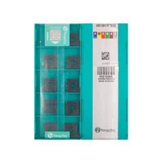 Original TaeguTec SNMG150612-MT TT8125 Carbide Turning Insert - Square | Steel (10 PCS) TT8125B SNMG150612-MT TT8125B