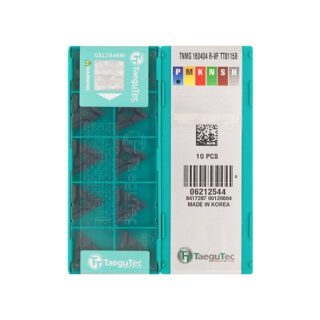 Original TaeguTec TNMG160404R-VF TT8115B Carbide Turning Insert - Triangle (10 PCS)