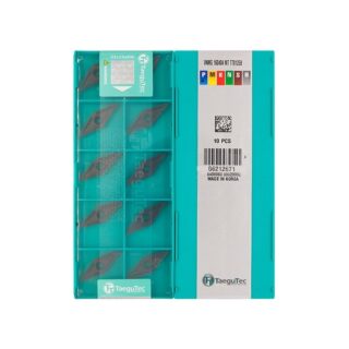 Original TaeguTec VNMG160404-MT TT8125 Carbide Turning Insert - Diamond 35° | Steel (10 PCS) TT8125B VNMG160404-MT TT8125B