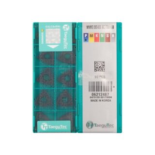 Original TaeguTec WNMG080408-MC TT8115B Carbide Turning Insert - Trigon 80° (10 PCS)