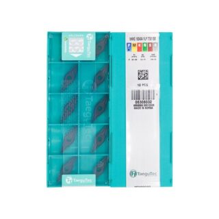 Original TaeguTec VNMG160404-FLP TT8115B Carbide Turning Insert - Diamond 35° (10 PCS)