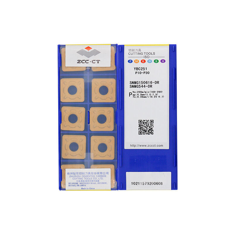 ZCC SNMG150616-DR YBC251 Carbide Turning Insert - Square | Steel & More (10 PCS)