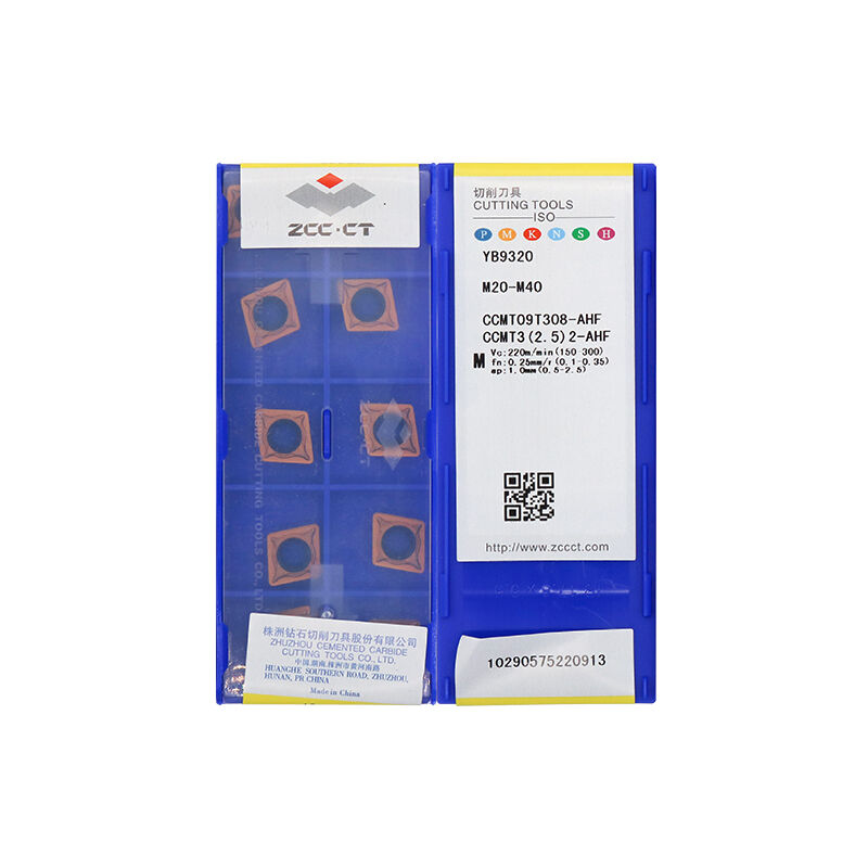 ZCC CCMT09T308-AHF YB9320 Carbide Turning Insert - Diamond 80° | Steel & More (10 PCS)