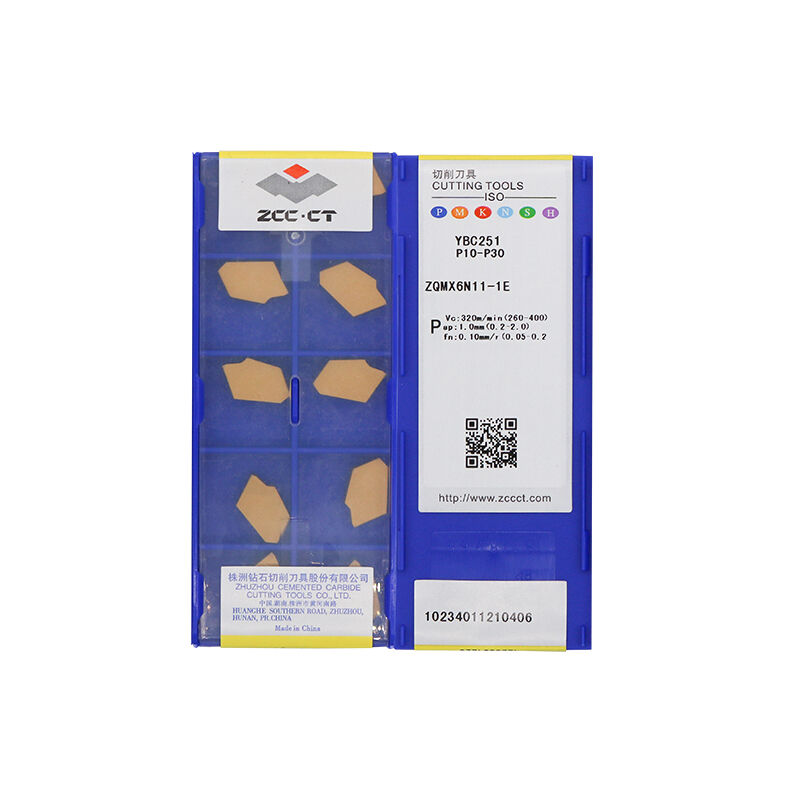 ZCC ZQMX6N11-1E YBC251 Carbide Insert (10 PCS)