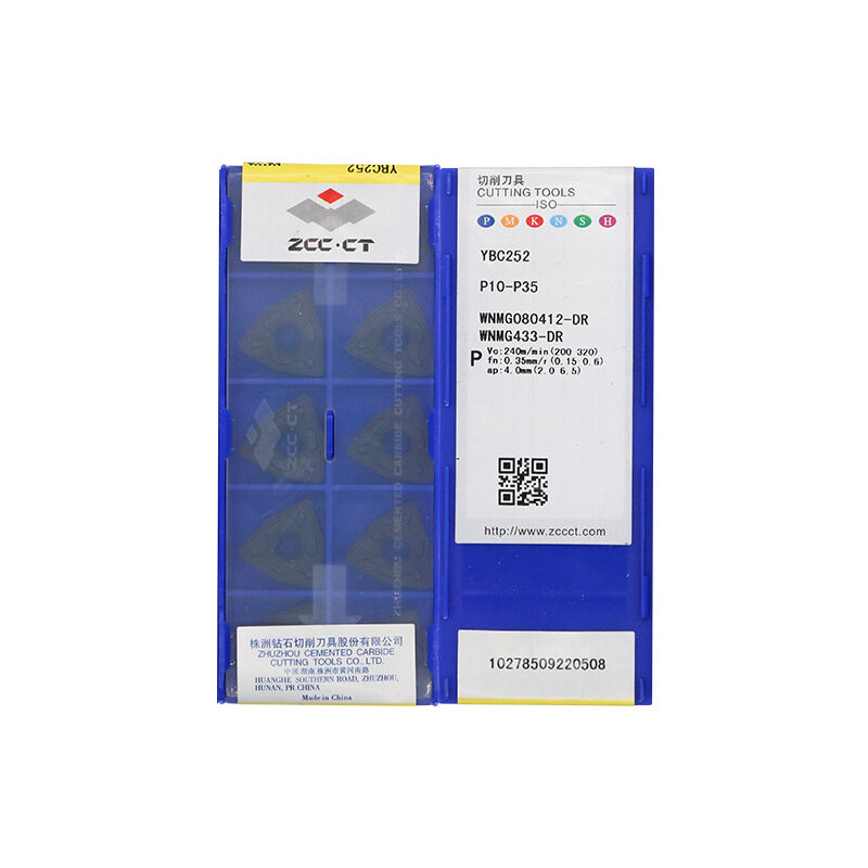 ZCC WNMG080412-DR YBC252 Carbide Turning Insert - Trigon 80° | Steel & More (10 PCS)
