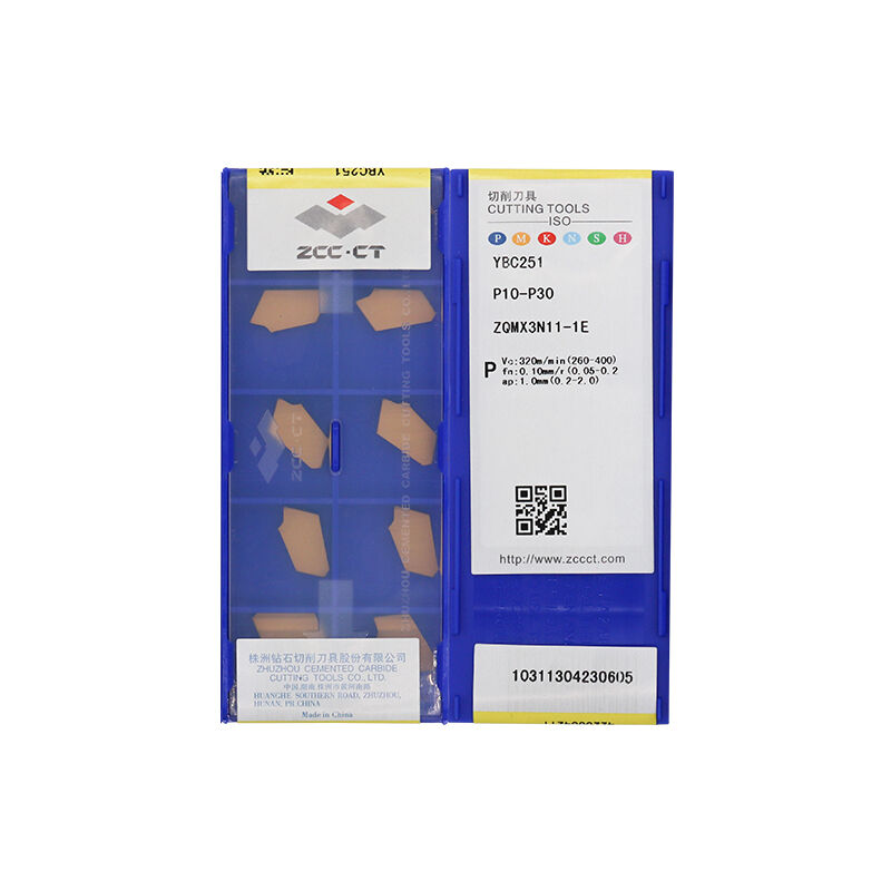 ZCC ZQMX3N11-1E YBC251 Carbide Insert (10 PCS)
