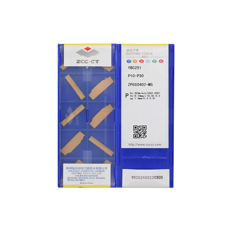 ZCC ZPGS0402-MG ZPGS0402 Carbide Insert (10 PCS) ZPGS0402-MG YBC251
