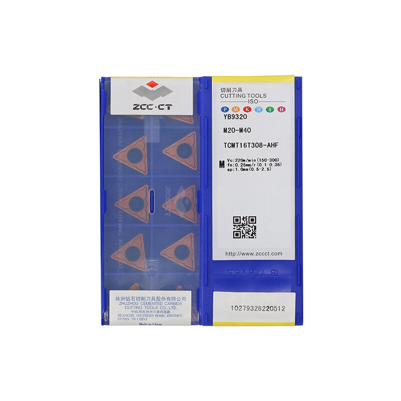 ZCC TCMT16T308-AHF YB9320 Carbide Turning Insert - Triangle (10 PCS)