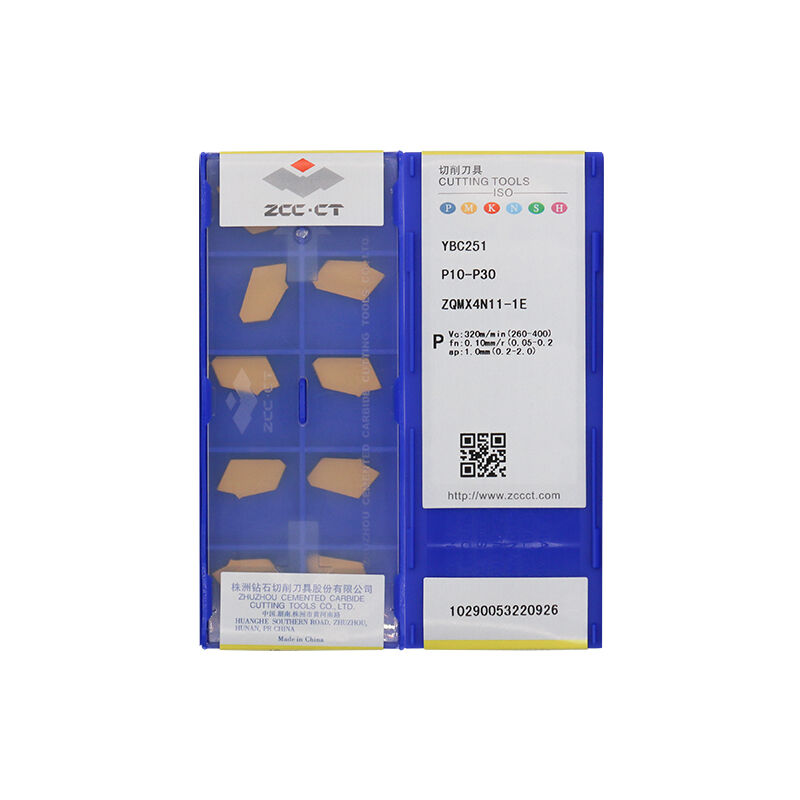 ZCC ZQMX4N11-1E YBC251 Carbide Insert (10 PCS)