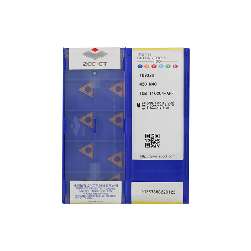 ZCC TCMT110204-AHF YB9320 Carbide Turning Insert - Triangle | Steel & More (10 PCS)
