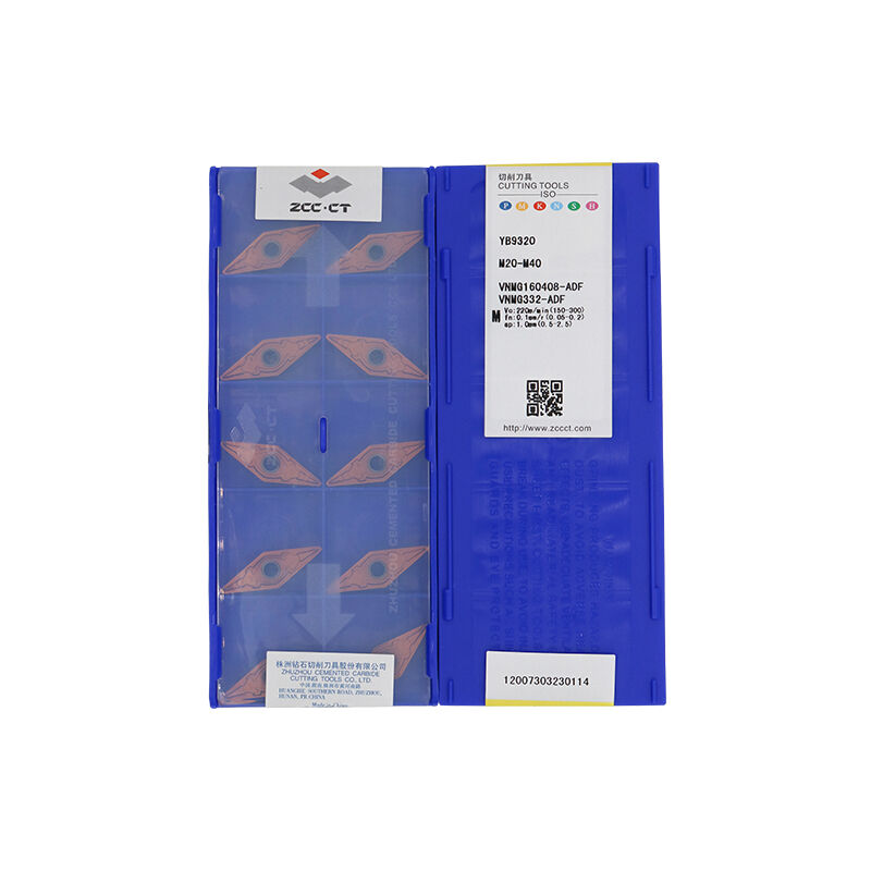 ZCC VNMG160408-ADF YB9320 Carbide Turning Insert - Diamond 35° | Steel & More (10 PCS)
