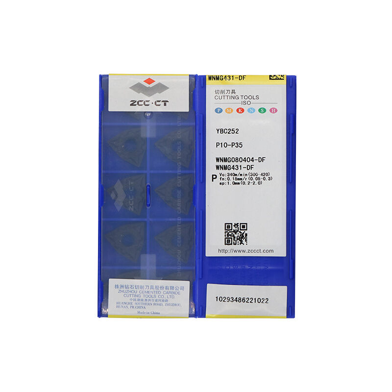 ZCC WNMG080404-DF YBC252 Carbide Turning Insert - Trigon 80° | Steel & More (10 PCS)