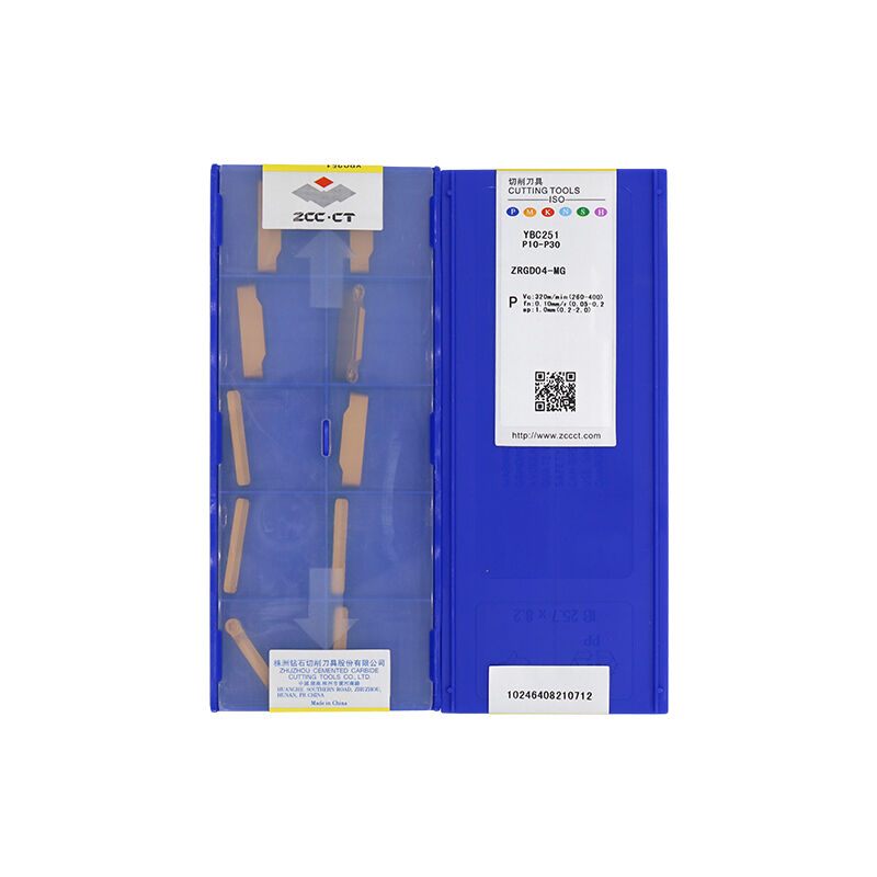 ZCC ZRGD04-MG YBC251 Carbide Insert (10 PCS)