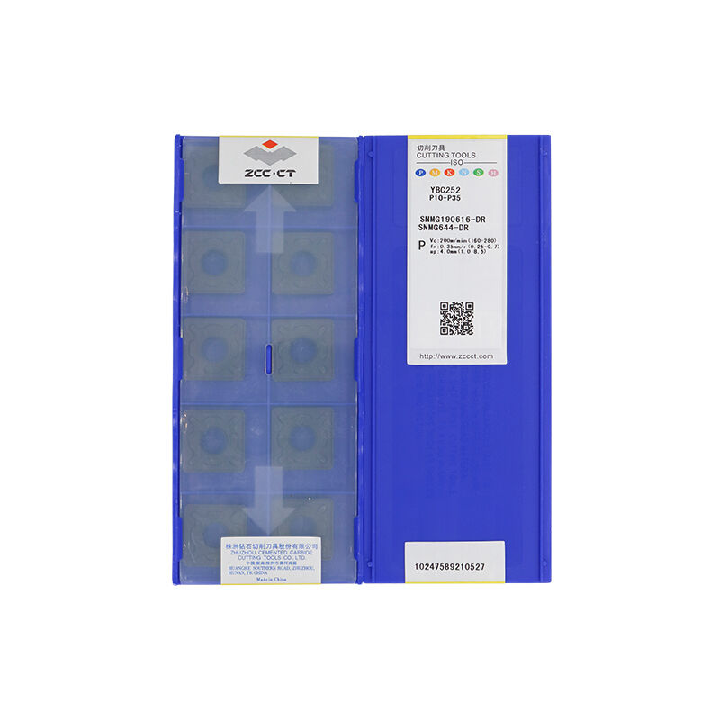 ZCC SNMG190616-DR YBC252 Carbide Turning Insert - Square | Steel & More (10 PCS)