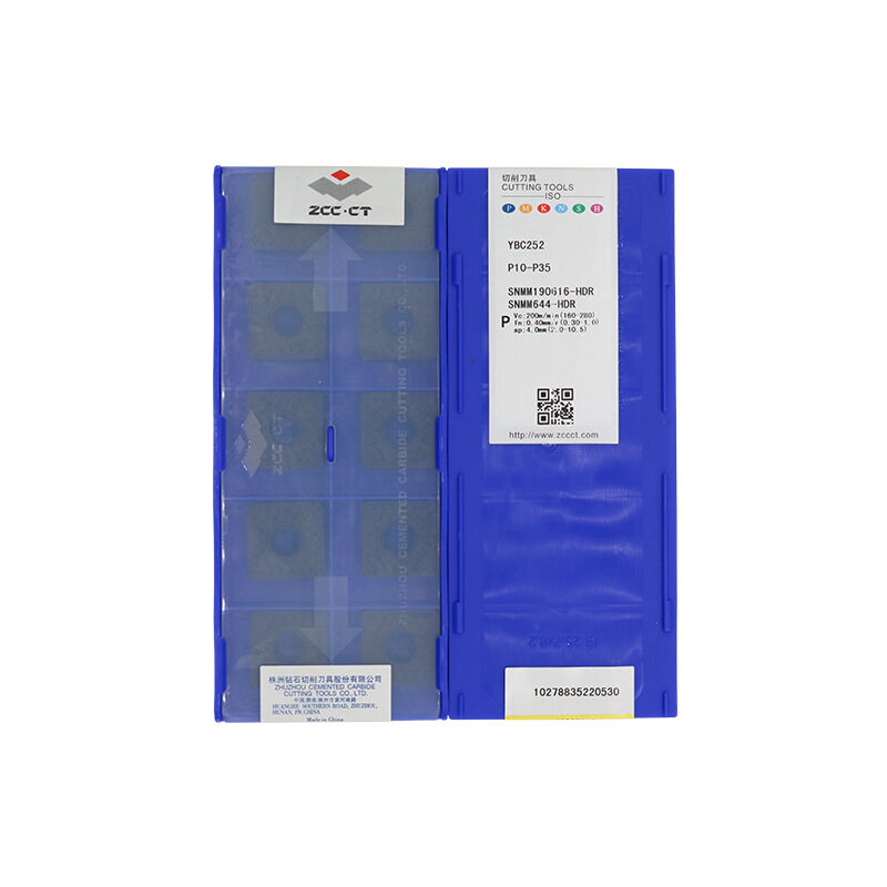 ZCC SNMM190616-HDR YBC252 Carbide Turning Insert - Square | Steel (10 PCS)