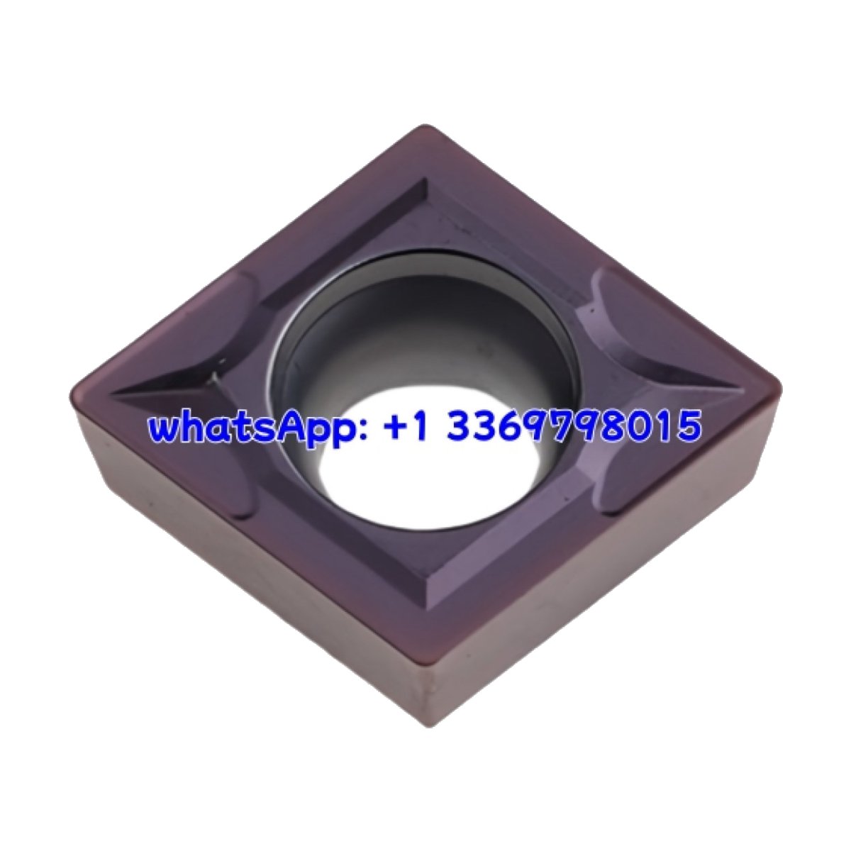 Original Mitsubishi CCMT09T304 VP15TF Carbide Insert - Diamond 80° | Steel, Stainless Steel (10 PCS)