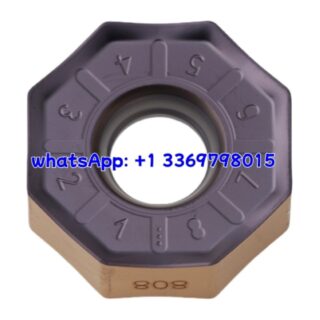 Original Iscar ONMU100816-N-RM IC808 Carbide Turning Insert - Octagonal | Steel, Stainless Steel (10 PCS)