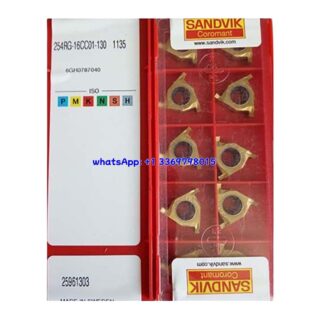Original Sandvik 254RG-16CC01 Carbide Turning Insert 130 1135 254RG-16CC01 130 1135