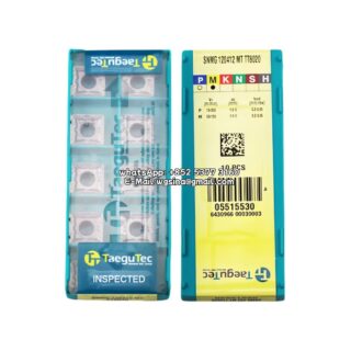 Original TaeguTec 3PKT150508R-M TT8020 Carbide Milling Insert | Cast Iron (10 PCS)