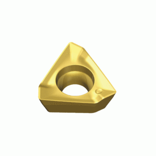 Original TaeguTec 040204R-M TT9080 Carbide Insert | Stainless Steel & More (10 PCS) 3PKT 3PKT 040204R-M TT9080