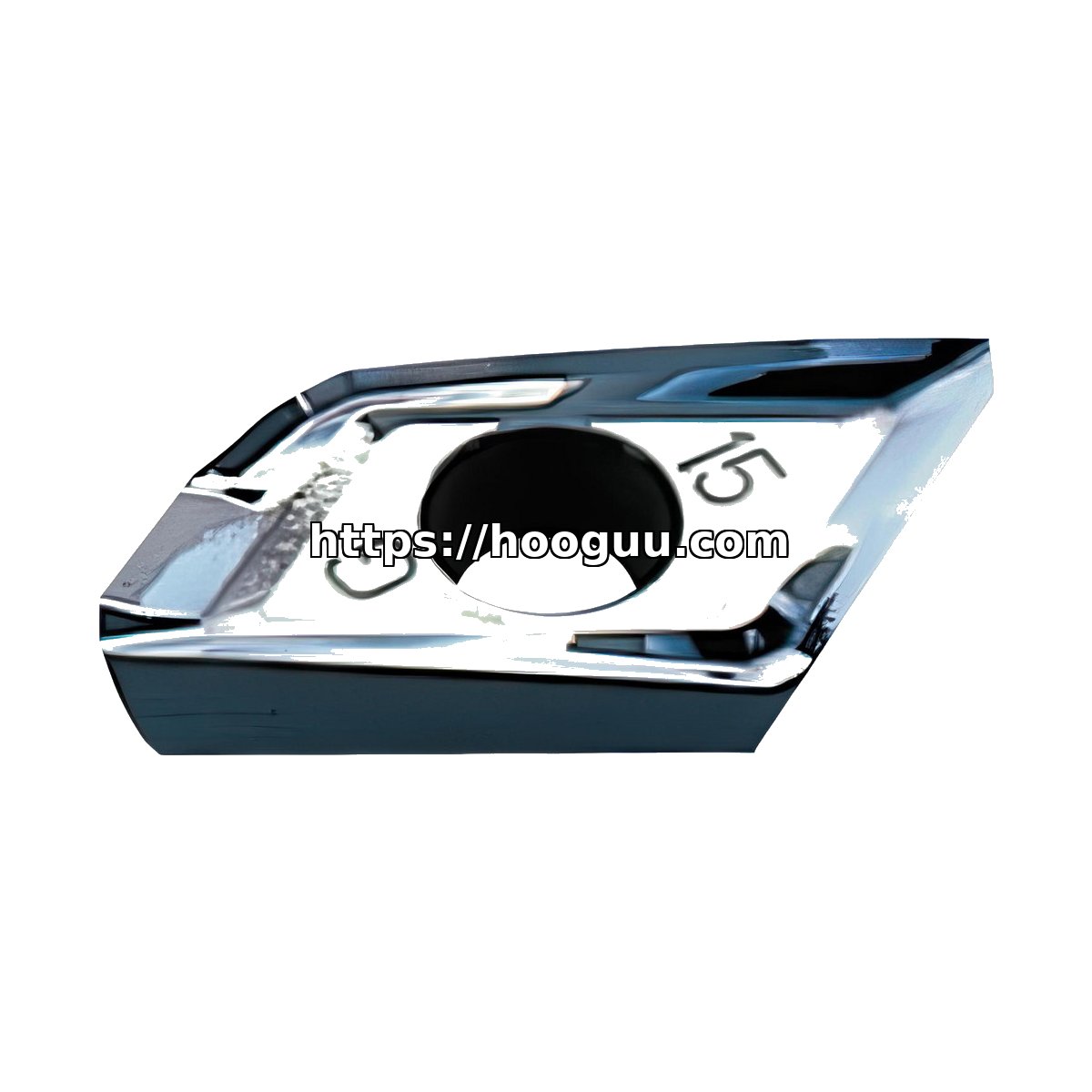 Original Mitsubishi XDGT1550PDFR-G04 Carbide Milling Insert | Aluminum & More TF15PDFR-G04 TF15 - Image 2