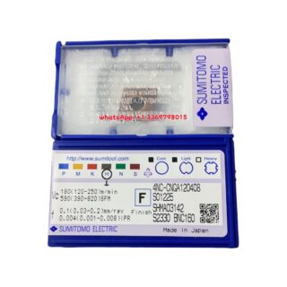 Original Sumitomo CNGA120408 BNC160 Carbide Insert - Diamond 80° (10 PCS) 4NC-CNGA120408 BNC160