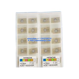 Original HITACHI ADET160304SR HC844 Carbide Insert - Parallelogram 85° (10 PCS)