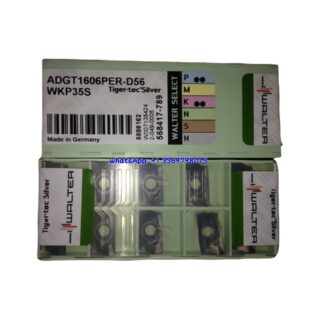 Original Walter ADGT1606ER-D56 Carbide Turning Insert - Parallelogram 85° (10 PCS) WKP35S ADGT1606ER-D56 WKP35S