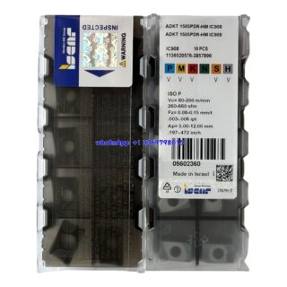 Original Iscar ADKT1505PDR-HM IC908 Carbide Turning Insert - Parallelogram 85° | Heat-Resistant Alloys (10 PCS)