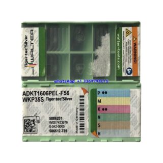 Original Walter ADKT1606PEL-F56 Carbide Turning Insert - Parallelogram 85° (10 PCS) WKP35S ADKT1606PEL-F56 WKP35S