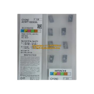 Original HITACHI ADMT100308L CY250 Carbide Insert - Parallelogram 85° (10 PCS)
