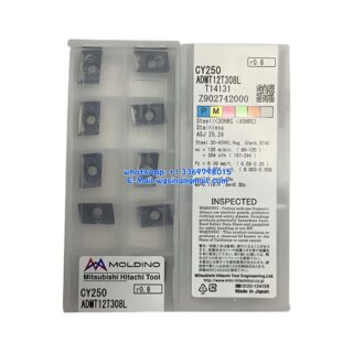 Original HITACHI ADMT12T308L CY250 Carbide Insert - Parallelogram 85° (10 PCS)
