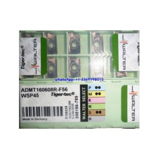 Original Walter ADMT160608R-F56 Carbide Turning Insert - Parallelogram 85° (10 PCS) WSP45 ADMT160608R-F56 WSP45