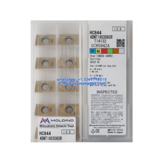Original HITACHI ADNT160308SR HC844 Carbide Insert - Parallelogram 85° (10 PCS)