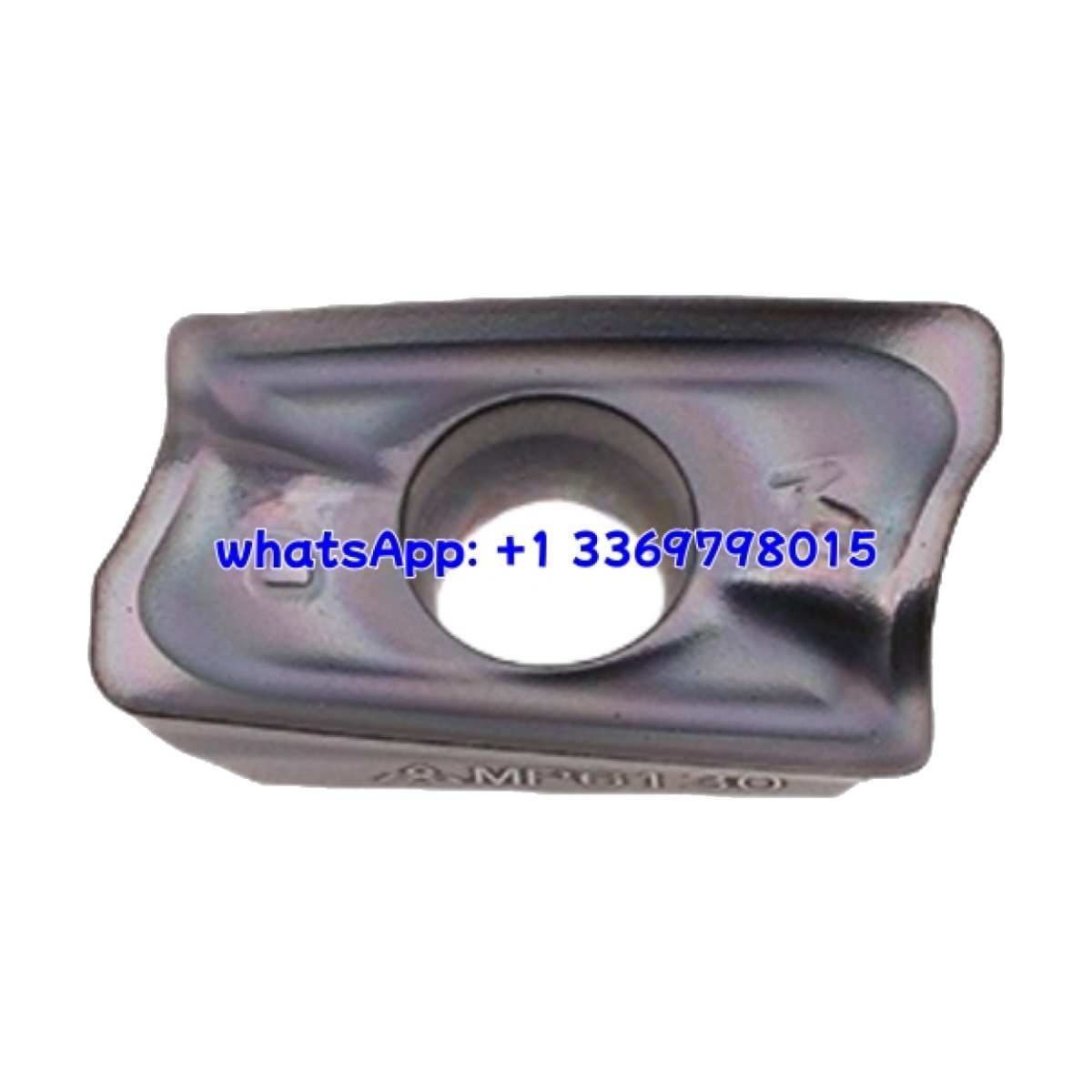 Original Mitsubishi AOMT123608PEER-M MP6130 Carbide Insert - Parallelogram 85° | Steel & More (10 PCS) - Image 2