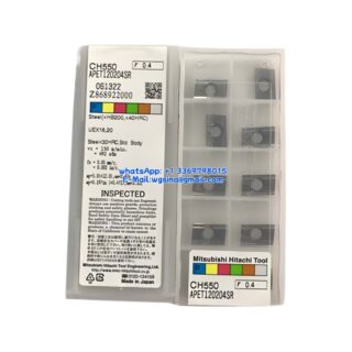 Original HITACHI APET120204SR CH550 Carbide Insert - Parallelogram 85° (10 PCS)