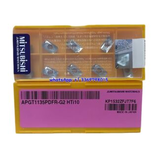 Original Mitsubishi APGT1135PDFR-G2 Carbide Insert - Parallelogram 85° | Aluminum & More (10 PCS) HTi10 APGT1135PDFR-G2 HTi10