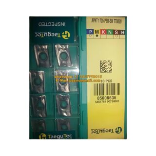 Original TaeguTec PER-EM TT8020 Carbide Insert - Pentagon | Cast Iron (10 PCS) APKT 1705 APKT 1705 PER-EM TT8020