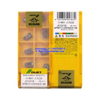 Original DIJET APMT1135PDER-08 JC5218 Carbide Insert - Parallelogram 85° (10 PCS)
