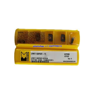 Original Kennametal APMT1135PDER-FS Carbide Insert - Parallelogram 85° (10 PCS) APMT1135PDER-FS KCPK30